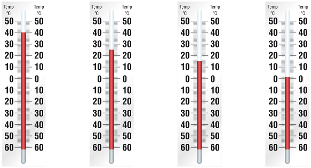 různé teploty